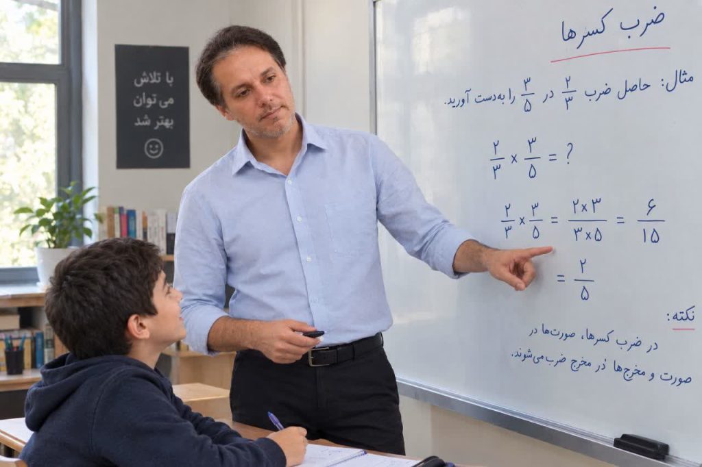 تدریس ریاضی کلاس خصوصی تقویتی پنجم و ششم